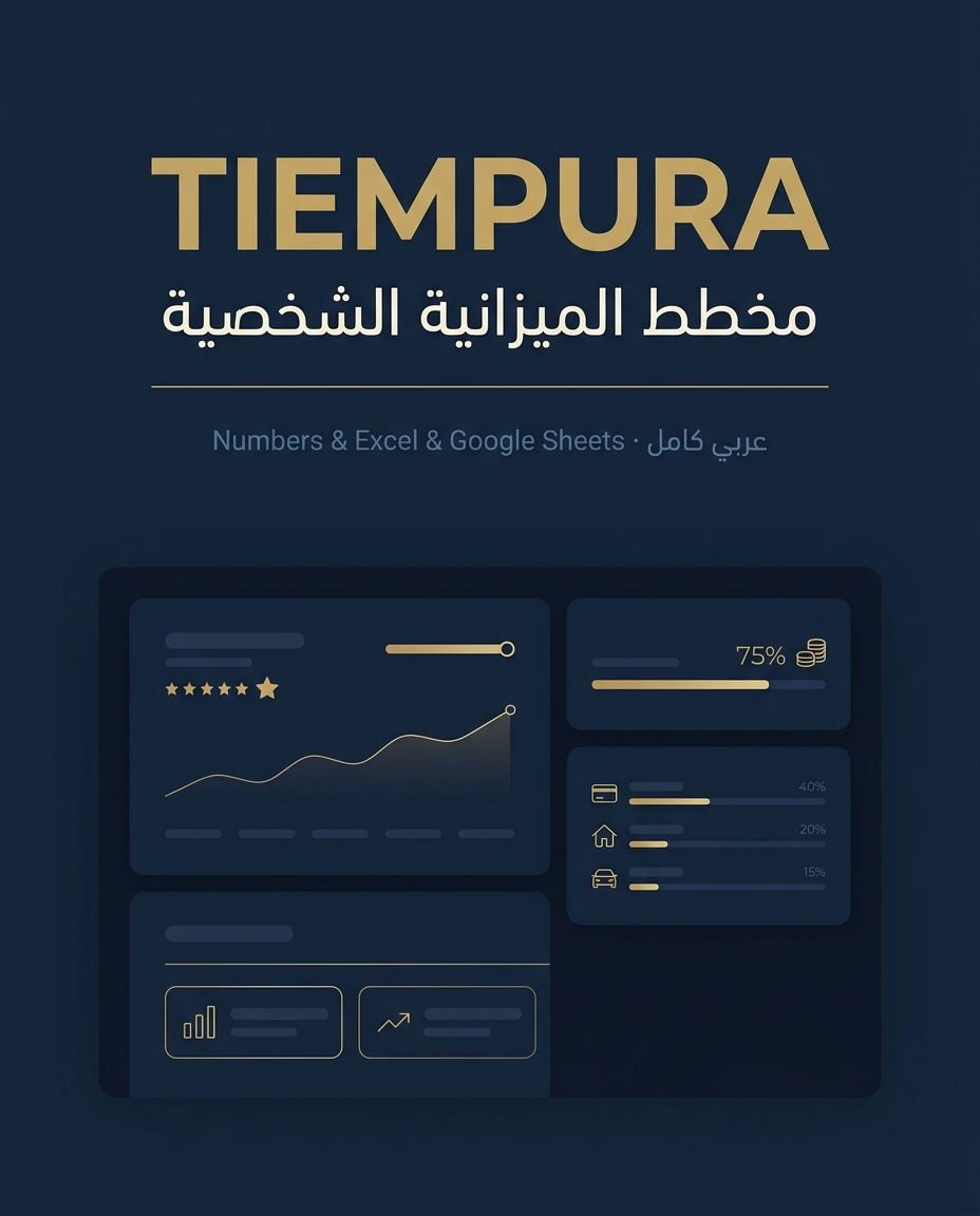 TIEMPURA — مخطط الميزانية الشخصي