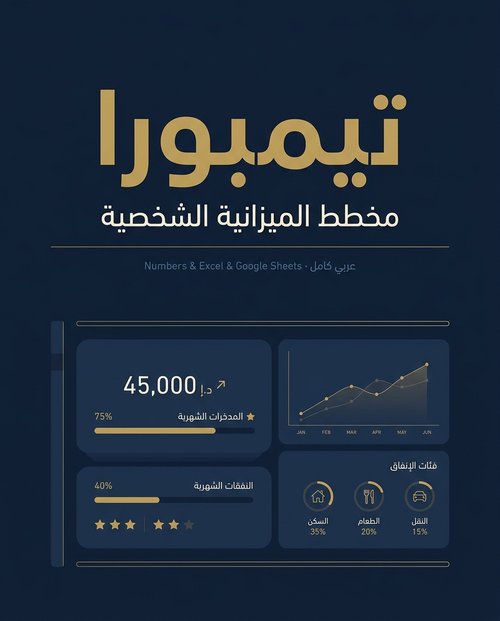 TIEMPURA — مخطط الميزانية الشخصي